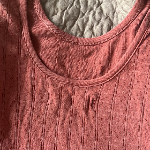 Outerknown Joni long sleeve Pointelle Tee - Picture 5 of 7